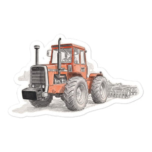 Furrow & Fields Massey Ferguson 1200 Pencil Sketch | Bubble-free stickers Quality Farmers Merch