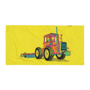 Furrow & Fields Massey Ferguson 1200 Pop Art | Beach Towel Quality Farmers Merch