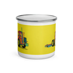 Furrow & Fields Massey Ferguson 1200 Pop Art | Enamel Mug Quality Farmers Merch