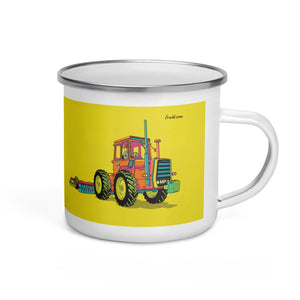 Furrow & Fields Massey Ferguson 1200 Pop Art | Enamel Mug Quality Farmers Merch