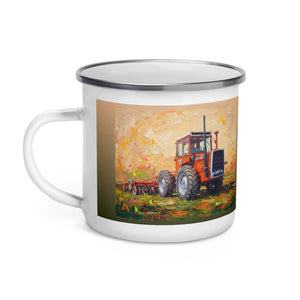 Furrow & Fields Massey Ferguson 1200 Splash Art | Enamel Mug Quality Farmers Merch