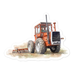 Furrow & Fields Massey Ferguson 1200 Watercolor | Bubble-free stickers Quality Farmers Merch