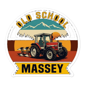 Furrow & Fields Massey Ferguson 3075 OLD SCHOOL MASSEY Outdoor | Bubble-free stickers Quality Farmers Merch
