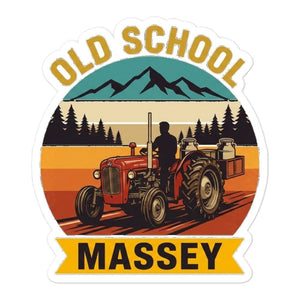 Furrow & Fields Massey Ferguson 35X OLD SCHOOL MASSEY Outdoor | Bubble-free stickers Quality Farmers Merch