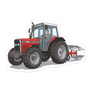 Furrow & Fields Massey Ferguson 375 | Bubble-free stickers Quality Farmers Merch