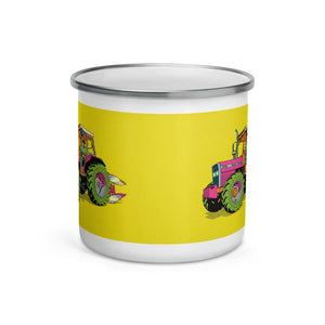 Furrow & Fields Massey Ferguson 375 Pop Art | Enamel Mug Quality Farmers Merch
