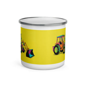 Furrow & Fields Massey Ferguson 50E Pop Art | Enamel Mug Quality Farmers Merch