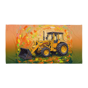 Furrow & Fields Massey Ferguson 50E Splash Art | Beach Towel Quality Farmers Merch