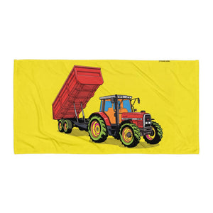 Furrow & Fields Massey Ferguson 6180 Pop Art | Beach Towel Quality Farmers Merch