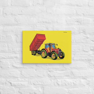 Furrow & Fields Massey Ferguson 6180 Pop Art | Canvas Quality Farmers Merch