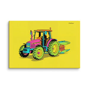 Furrow & Fields Massey Ferguson 6255 Pop Art | Canvas Quality Farmers Merch