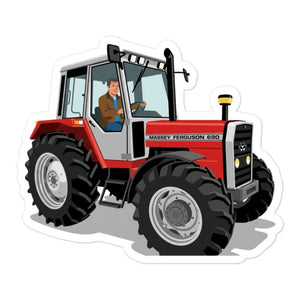 Furrow & Fields Massey Ferguson 690 | Bubble-free stickers Quality Farmers Merch