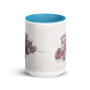 Furrow & Fields McCormick MC115 Pencil Sketch | 15 oz Mug with Color Inside Quality Farmers Merch