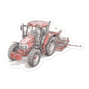 Furrow & Fields McCormick MC115 Pencil Sketch | Bubble-free stickers Quality Farmers Merch