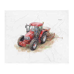 Furrow & Fields McCormick MC115 Watercolor | Throw Blanket Quality Farmers Merch