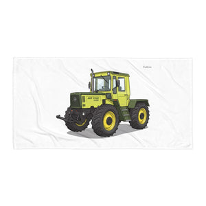 Furrow & Fields Mercedes-Benz MB-trac 1100 Illustration | Beach Towel Quality Farmers Merch