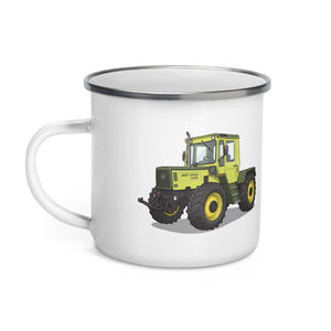 Furrow & Fields Mercedes-Benz MB-trac 1100 Illustration | Enamel Mug Quality Farmers Merch