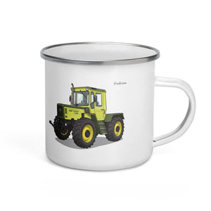 Furrow & Fields Mercedes-Benz MB-trac 1100 Illustration | Enamel Mug Quality Farmers Merch