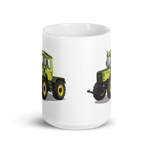 Furrow & Fields Mercedes-Benz MB-trac 1100 Illustration | White Glossy Mug Quality Farmers Merch