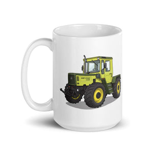 Furrow & Fields Mercedes-Benz MB-trac 1100 Illustration | White Glossy Mug Quality Farmers Merch