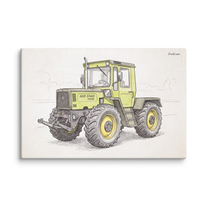Furrow & Fields Mercedes-Benz MB-trac 1100 Pencil Sketch | Canvas Quality Farmers Merch