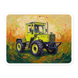 Furrow & Fields Mercedes-Benz MB-trac 1100 Splash Art | Bubble-free stickers Quality Farmers Merch