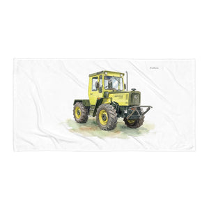 Furrow & Fields Mercedes-Benz MB-trac 1100 Watercolor | Beach Towel Quality Farmers Merch