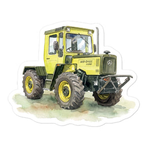 Furrow & Fields Mercedes-Benz MB-trac 1100 Watercolor | Bubble-free stickers Quality Farmers Merch