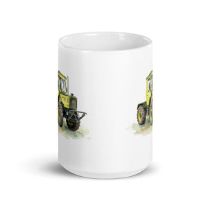 Furrow & Fields Mercedes-Benz MB-trac 1100 Watercolor | White Glossy Mug Quality Farmers Merch