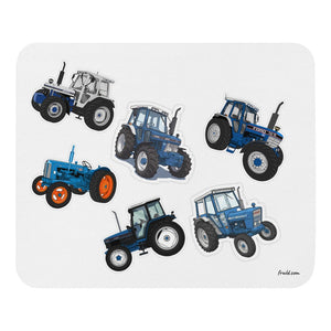 Furrow & Fields Mouse Pad Ford Mouse Pad No. 4 | White Background Quality Farmers Merch