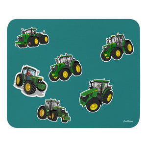 Furrow & Fields Mouse Pad John Deere Mouse Pad No. 5 | Coloured Background Quality Farmers Merch