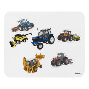 Furrow & Fields Mouse Pad Mouse Pad No. 1 | White Background Quality Farmers Merch
