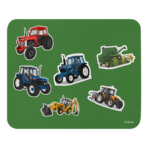 Furrow & Fields Mouse Pad Mouse Pad No. 100 | Coloured Background Quality Farmers Merch