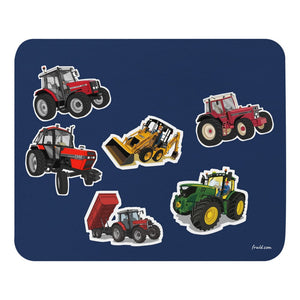 Furrow & Fields Mouse Pad Mouse Pad No. 12 | Coloured Background Quality Farmers Merch