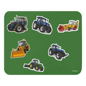 Furrow & Fields Mouse Pad Mouse Pad No. 2 | Coloured Background Quality Farmers Merch