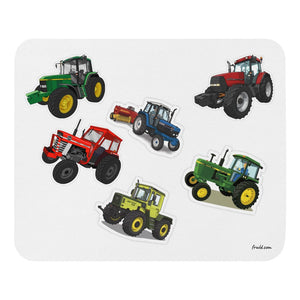 Furrow & Fields Mouse Pad Mouse Pad No. 27 | White Background Quality Farmers Merch