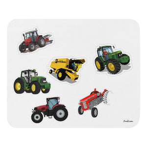 Furrow & Fields Mouse Pad Mouse Pad No. 28 | White Background Quality Farmers Merch