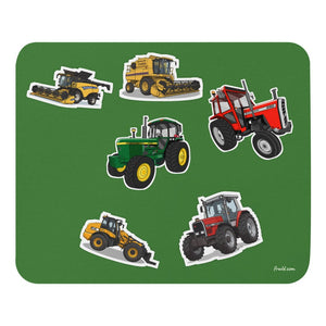 Furrow & Fields Mouse Pad Mouse Pad No. 30 | Coloured Background Quality Farmers Merch