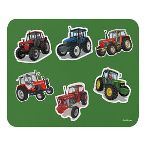 Furrow & Fields Mouse Pad Mouse Pad No. 37 | Coloured Background Quality Farmers Merch