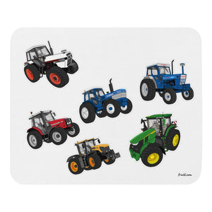 Furrow & Fields Mouse Pad Mouse Pad No. 38 | White Background Quality Farmers Merch