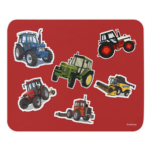 Furrow & Fields Mouse Pad Mouse Pad No. 4 | Coloured Background Quality Farmers Merch