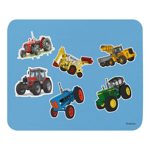 Furrow & Fields Mouse Pad Mouse Pad No. 43 | Coloured Background Quality Farmers Merch