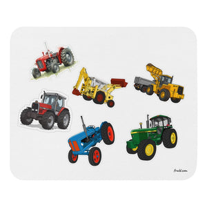 Furrow & Fields Mouse Pad Mouse Pad No. 43 | White Background Quality Farmers Merch