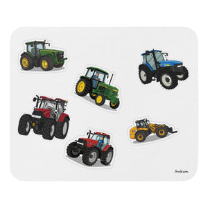 Furrow & Fields Mouse Pad Mouse Pad No. 46 | White Background Quality Farmers Merch