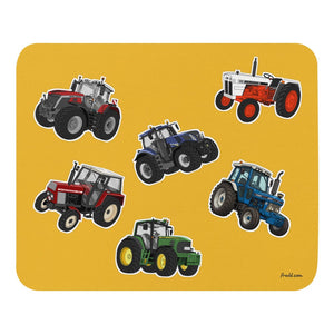 Furrow & Fields Mouse Pad Mouse Pad No. 48 | Coloured Background Quality Farmers Merch