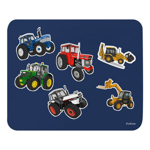 Furrow & Fields Mouse Pad Mouse Pad No. 5 | Coloured Background Quality Farmers Merch