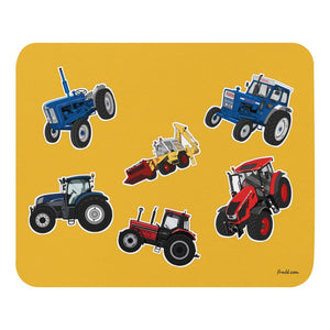 Furrow & Fields Mouse Pad Mouse Pad No. 55 | Coloured Background Quality Farmers Merch
