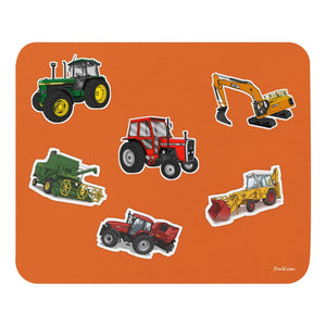 Furrow & Fields Mouse Pad Mouse Pad No. 56 | Coloured Background Quality Farmers Merch