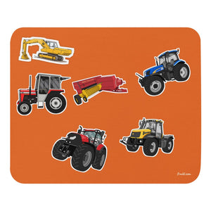 Furrow & Fields Mouse Pad Mouse Pad No. 59 | Coloured Background Quality Farmers Merch