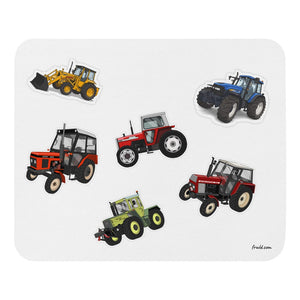 Furrow & Fields Mouse Pad Mouse Pad No. 64 | White Background Quality Farmers Merch